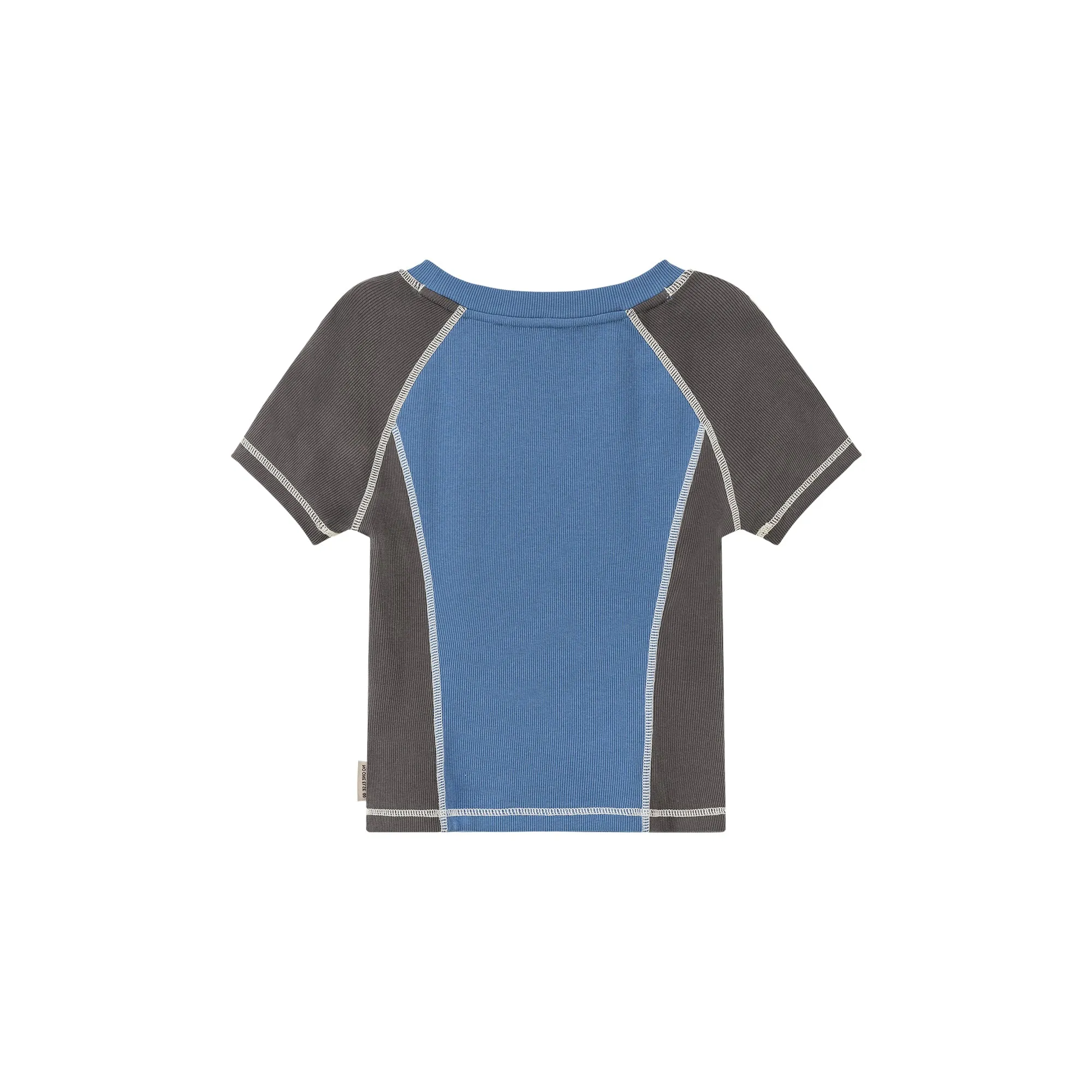 Contrast Cropped T-Shirt