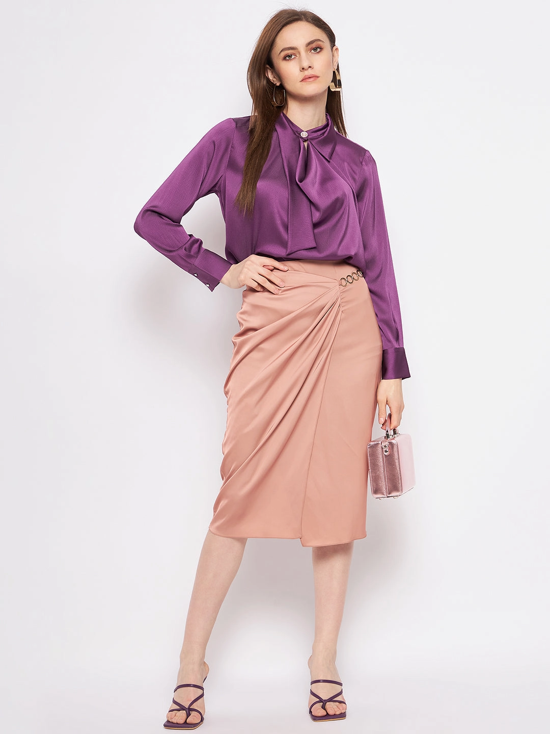 ribbed texture FrictionResistantEdges Madame Purple Top