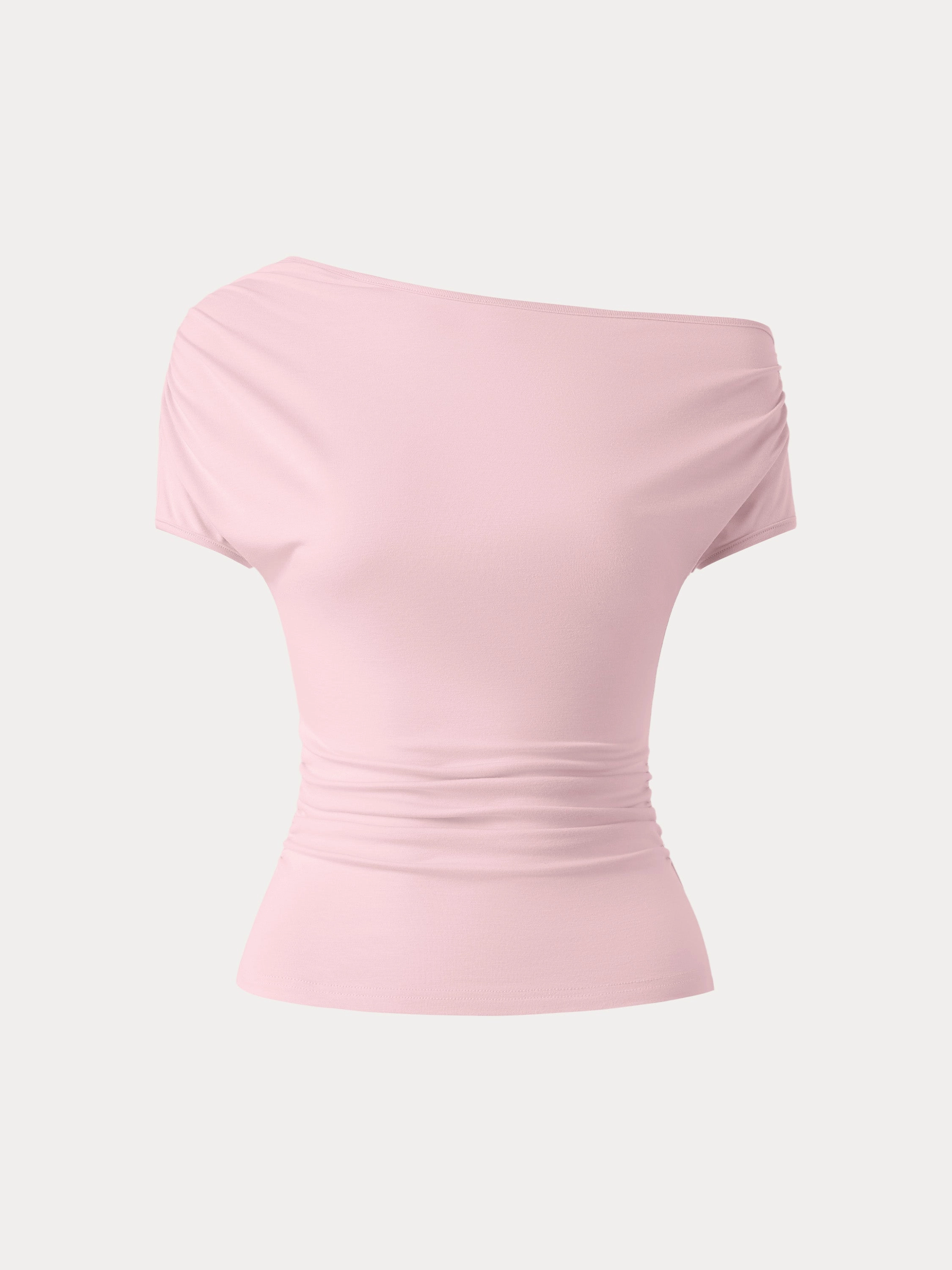 Classic Cut Cooling Asymmetrical Short Sleeve Stretchy Tee