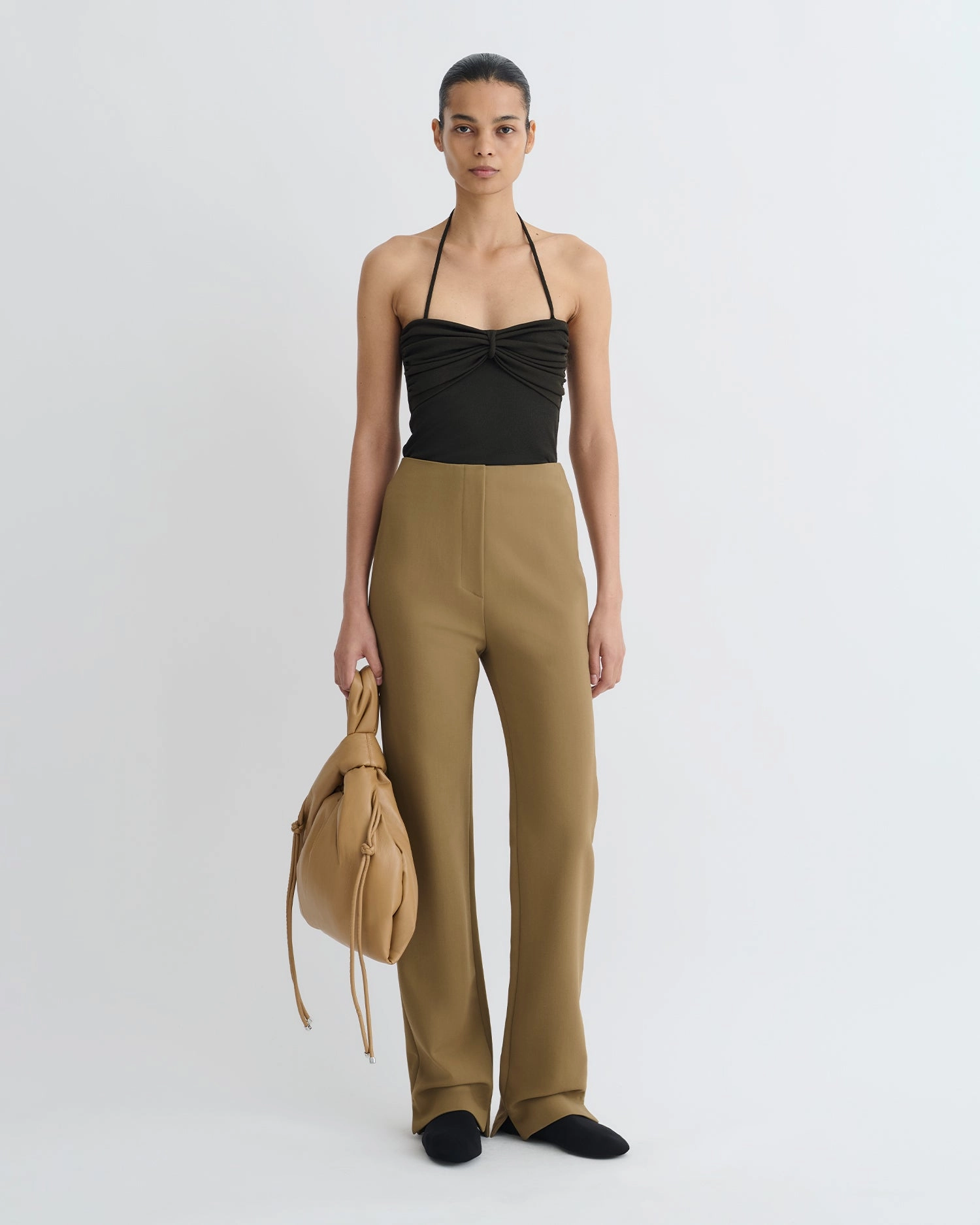 Cybel - Tailored Pants - Brown Quick Dry Wear Multi Panel Construction