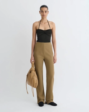 Cybel - Tailored Pants - Brown Quick Dry Wear Multi Panel Construction