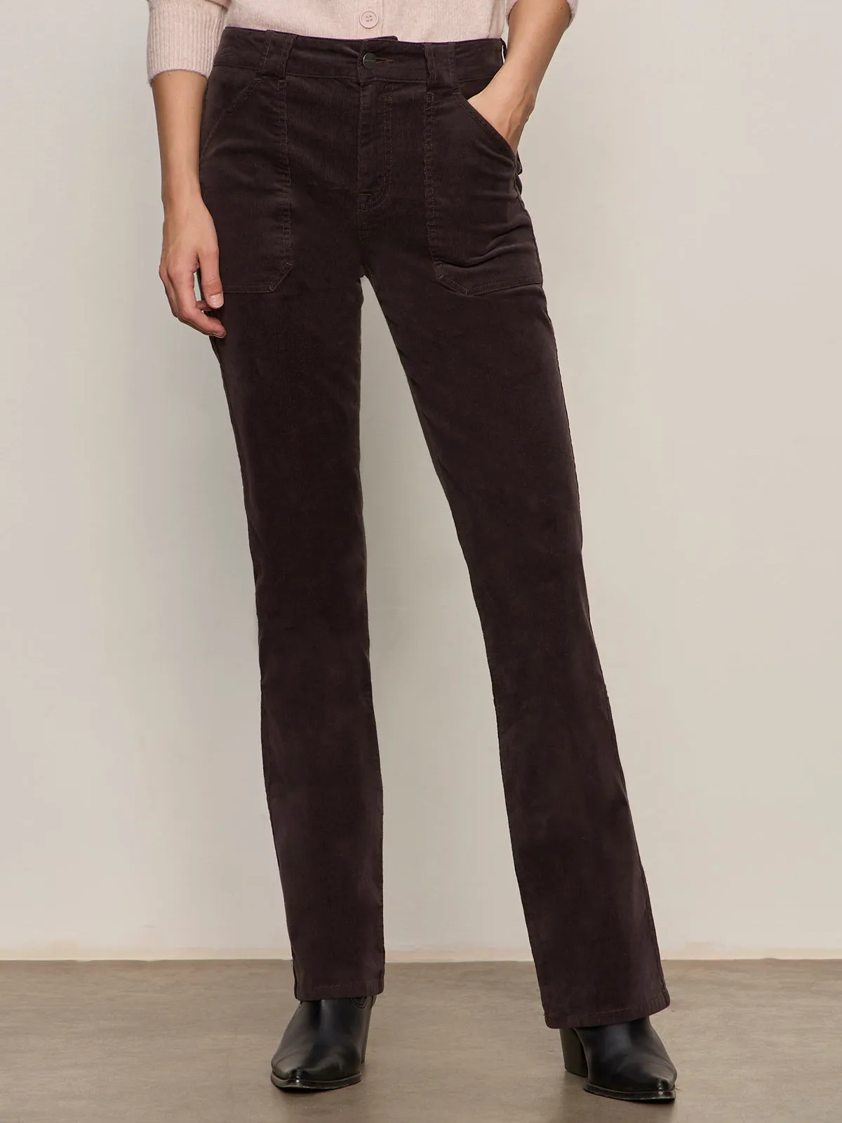 BondedSeamTechnology Corduroy Hayden Bootcut Pant Semi Sweet