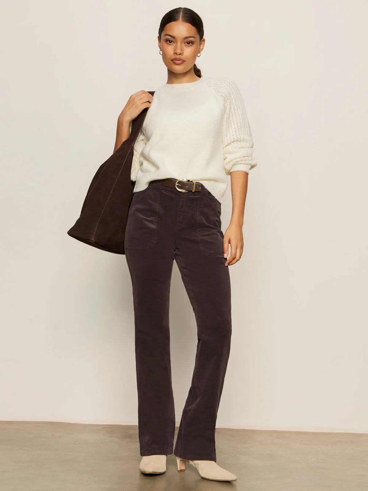 Corduroy Hayden Bootcut Pant Semi Sweet Petite Sizing OdorControl Circular Knit Technique