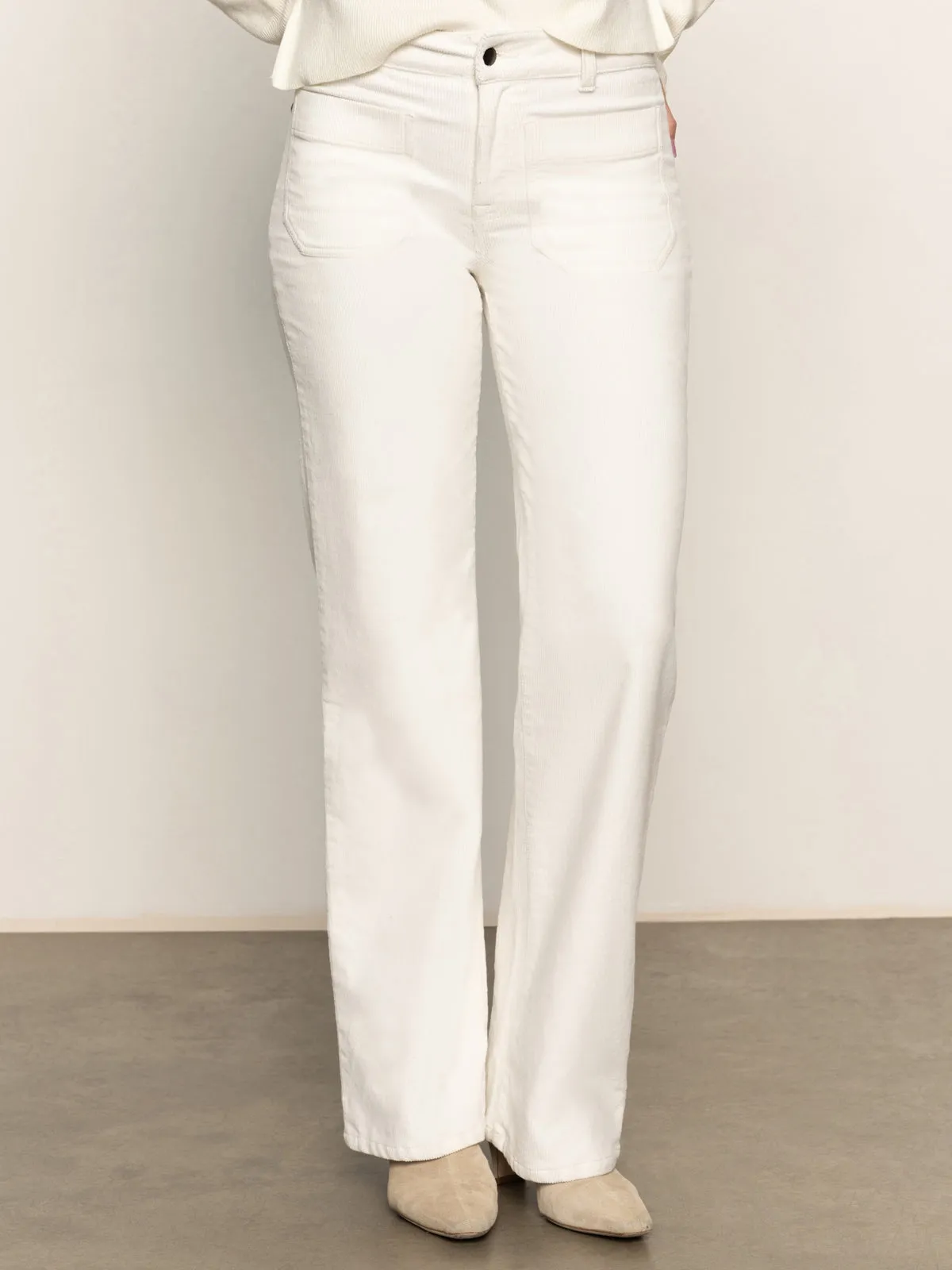 SweatGuard Lining Summer Dress Corduroy Marine Pant Chalk