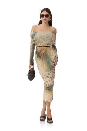 Form Flow Cornelia Dress - Fish Scale Swirl