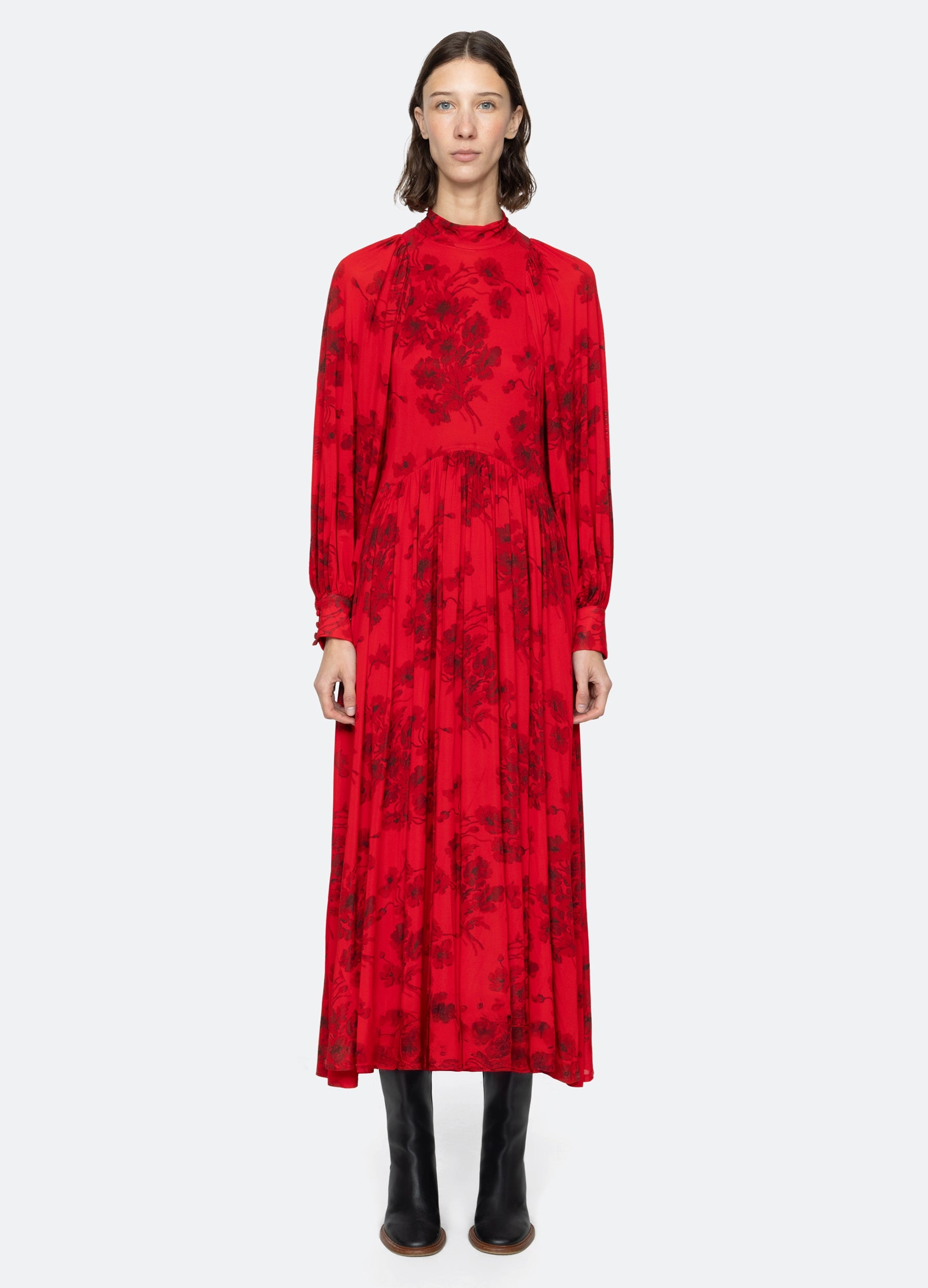 Cornelia L/S Dress Cotton Skin