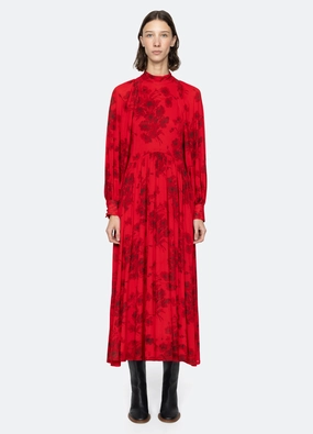 Red Carpet Day Ready Look Cornelia L/S Dress