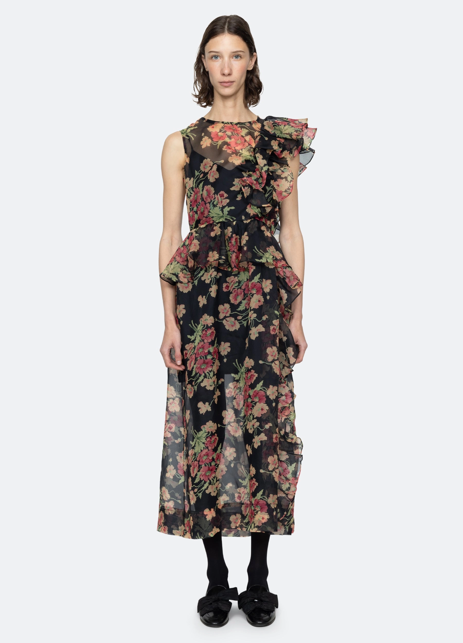 Layered Fit Work Fit Cornelia Midi Dress