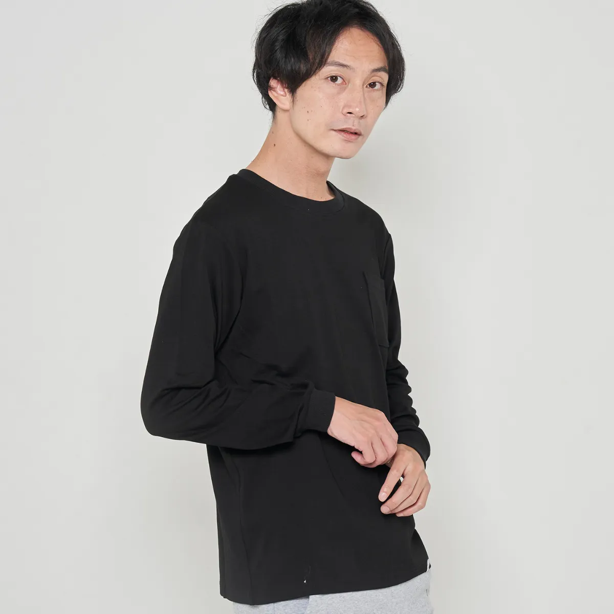 Cotton Pocket Long T-shirts