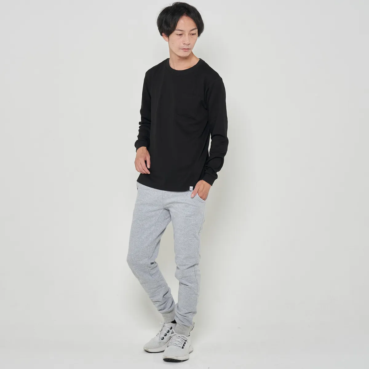 Cotton Pocket Long T-shirts
