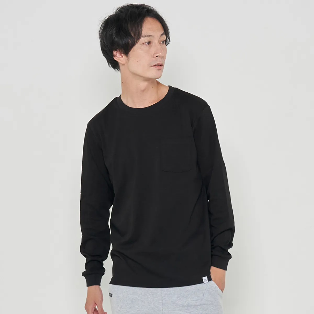 Cotton Pocket Long T-shirts