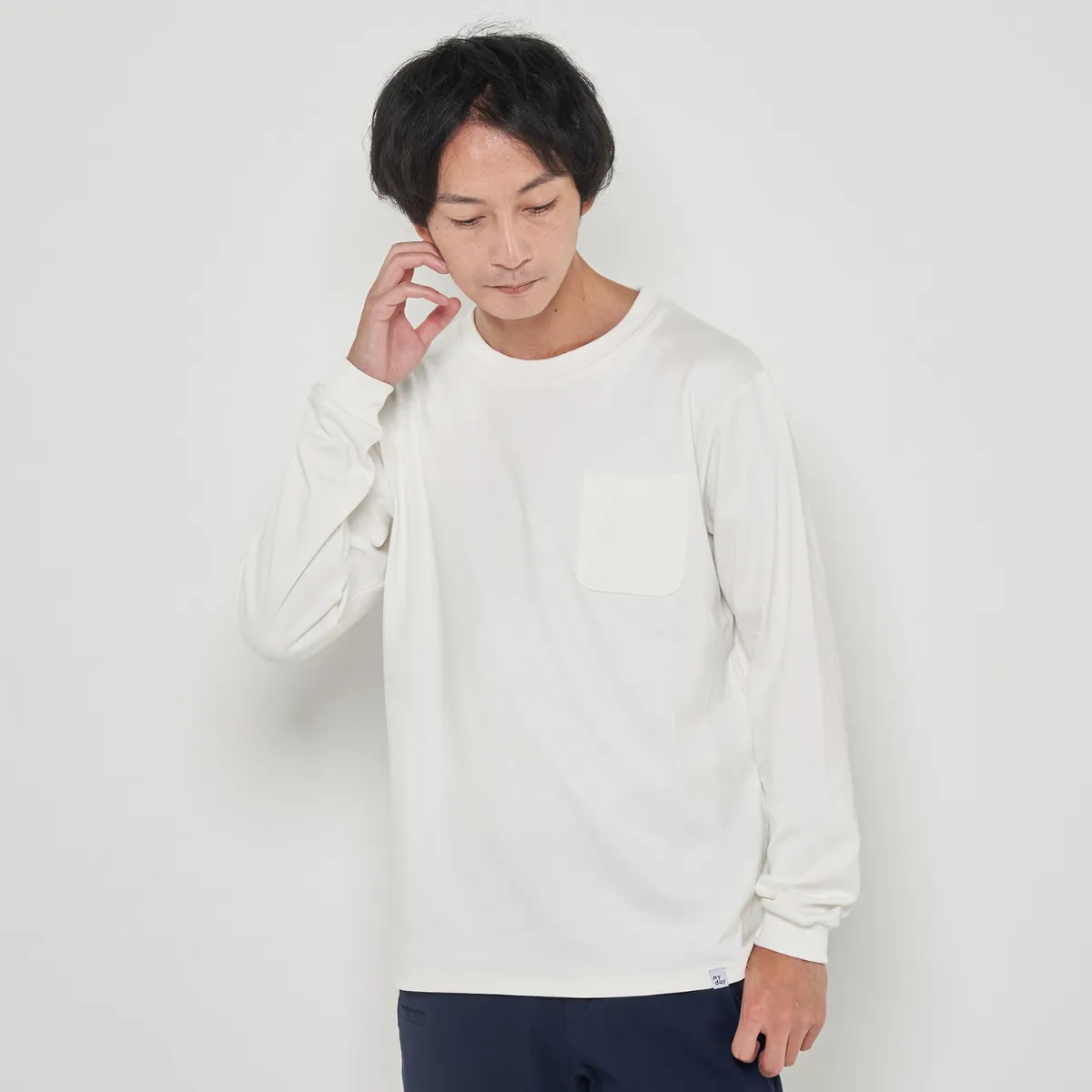 Cotton Pocket Long T-shirts