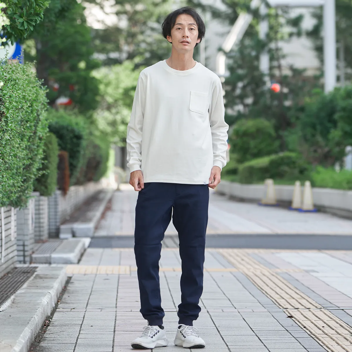 Cotton Pocket Long T-shirts