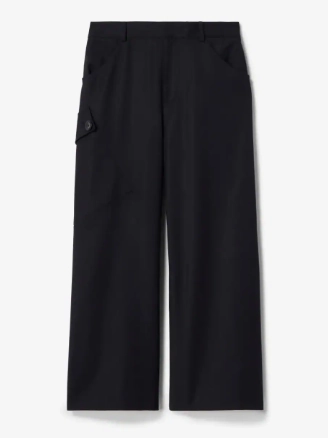 Sporty Layers Cotton Culotte Utility Pocket