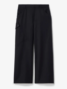 Sporty Layers Cotton Culotte Utility Pocket
