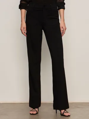Winter Sports Mesh Panel Marine Ponte Pant Black