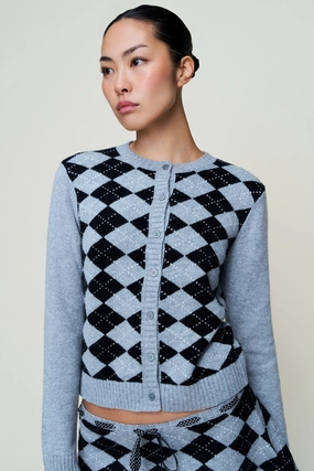 June Relaxed Cardigan Temperature control Airflow Channel Weave