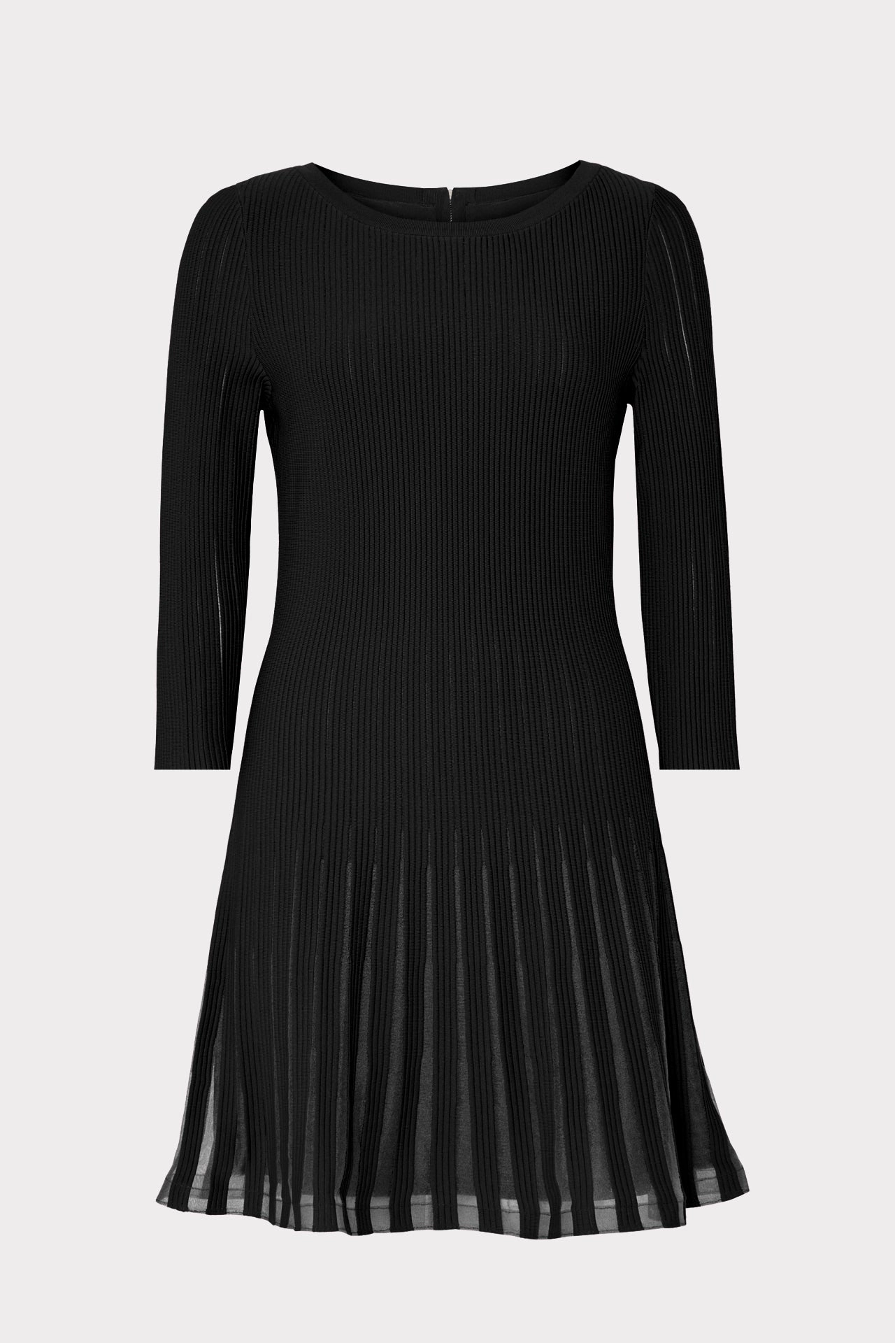 Tabitha Sheer Godet Mini Dress Work Comfort