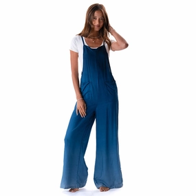 Ocean Mist Rayon Nomad Jumpsuit Plus Fit Timeless Vibe