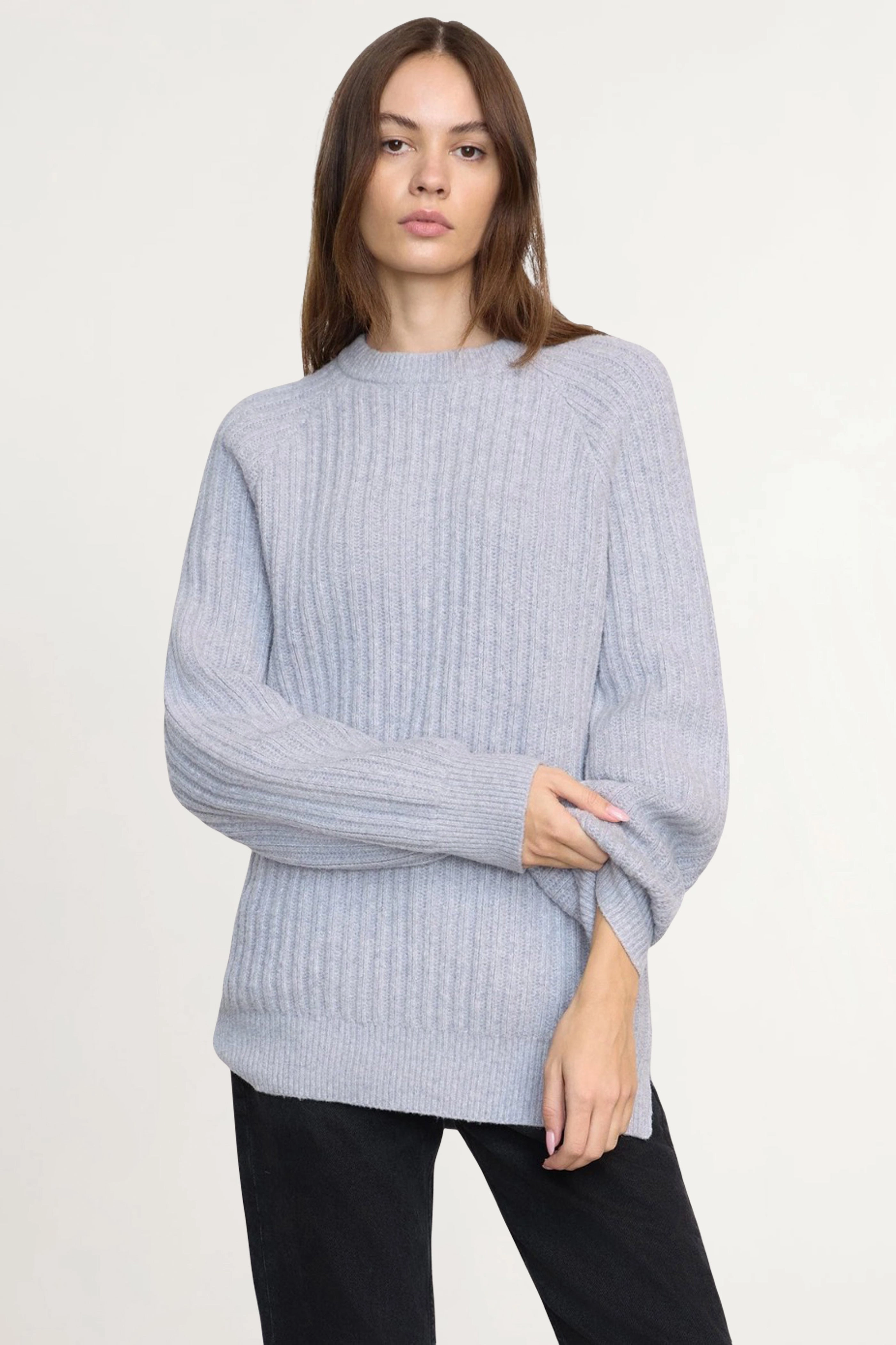 Warm Layering Roylene Ribbed Boyfriend Sweater