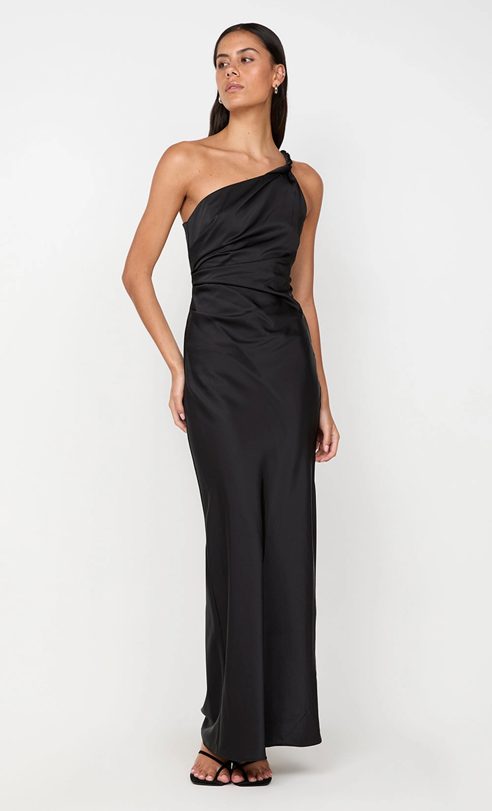 Hook-And-Eye LUNETTA ASYM DRESS - BLACK
