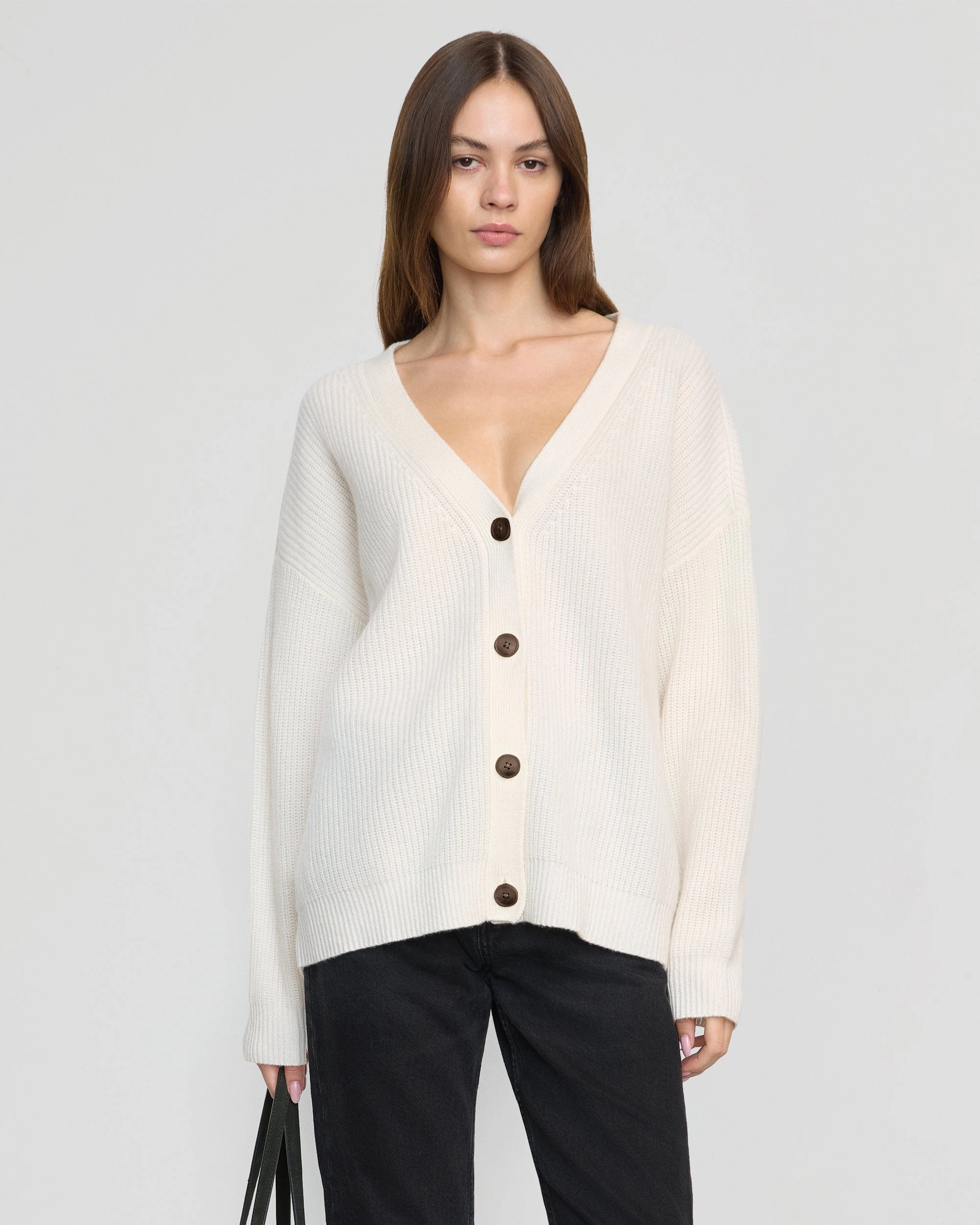Ola Oversized Cashmere Cardigan Casual Comfort
