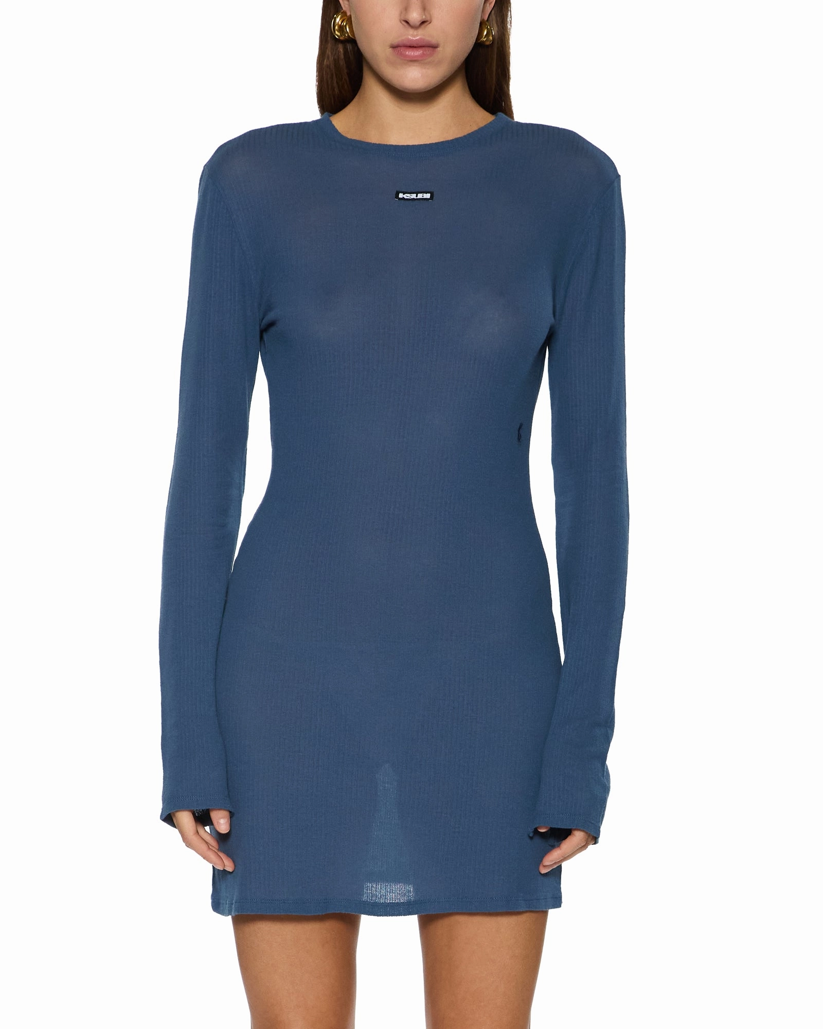 Lightweight pullover Relaxed Top CRAWFORD LS DRESS INK BLUE
