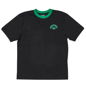 Creature Web Ringer S/S Mens T-Shirt, Black