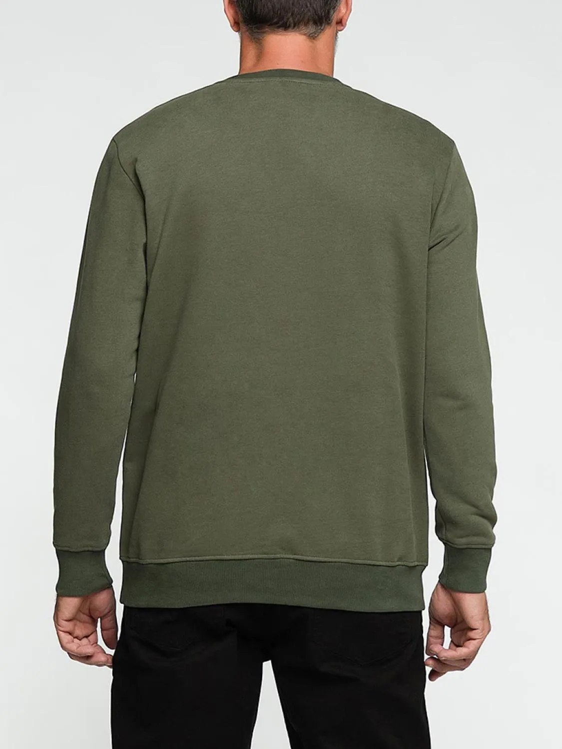 Crew Neck Sweatshirt Khaki