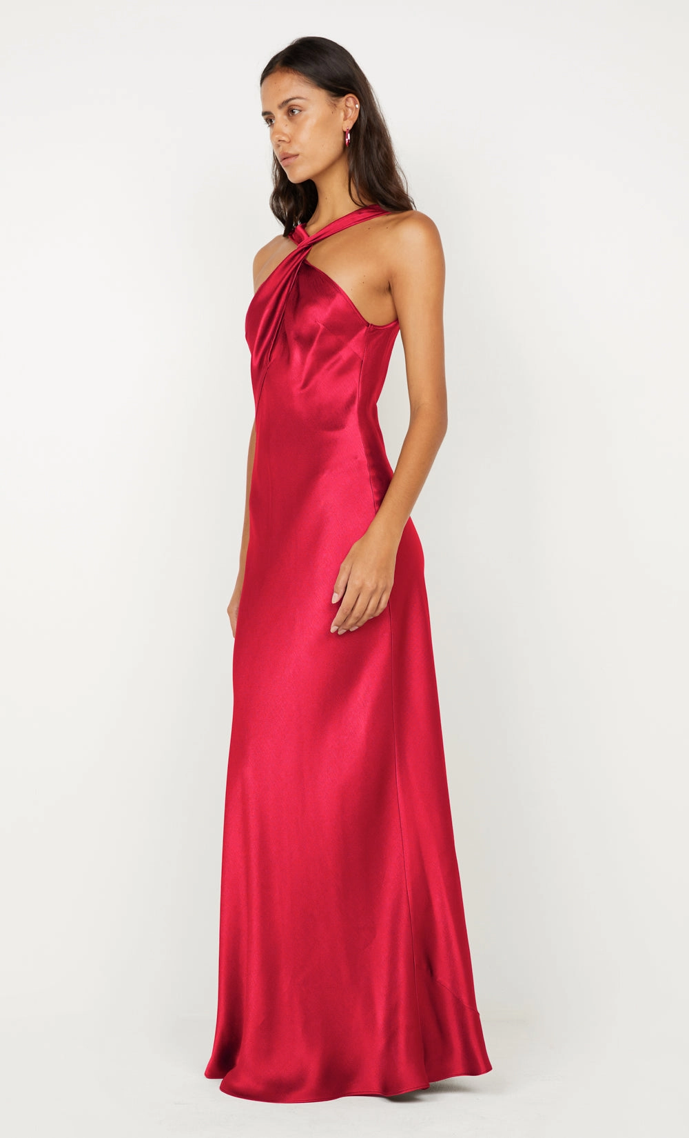 ELISIA TWIST MAXI DRESS - STRAWBERRY Fresh Fit