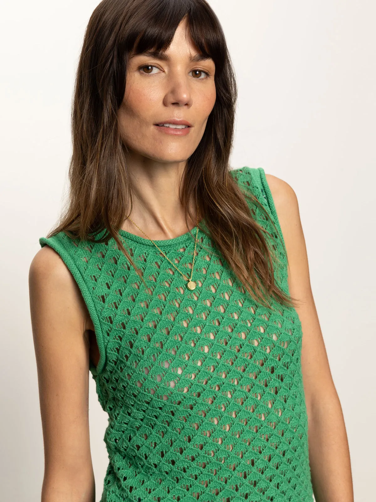 Crochet Shell Sweater Palm family gathering Comfy All-Day