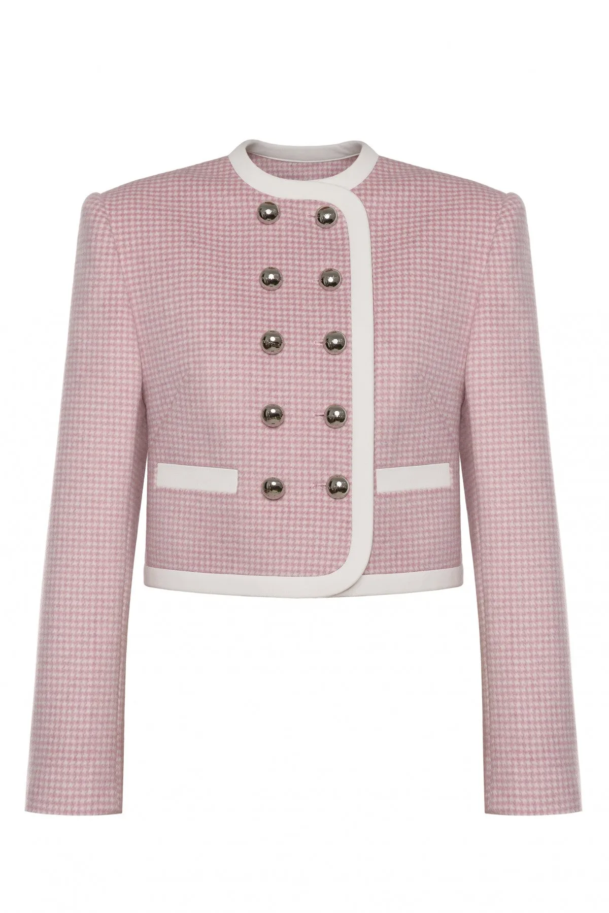 Cropped Double-Breasted Blazer