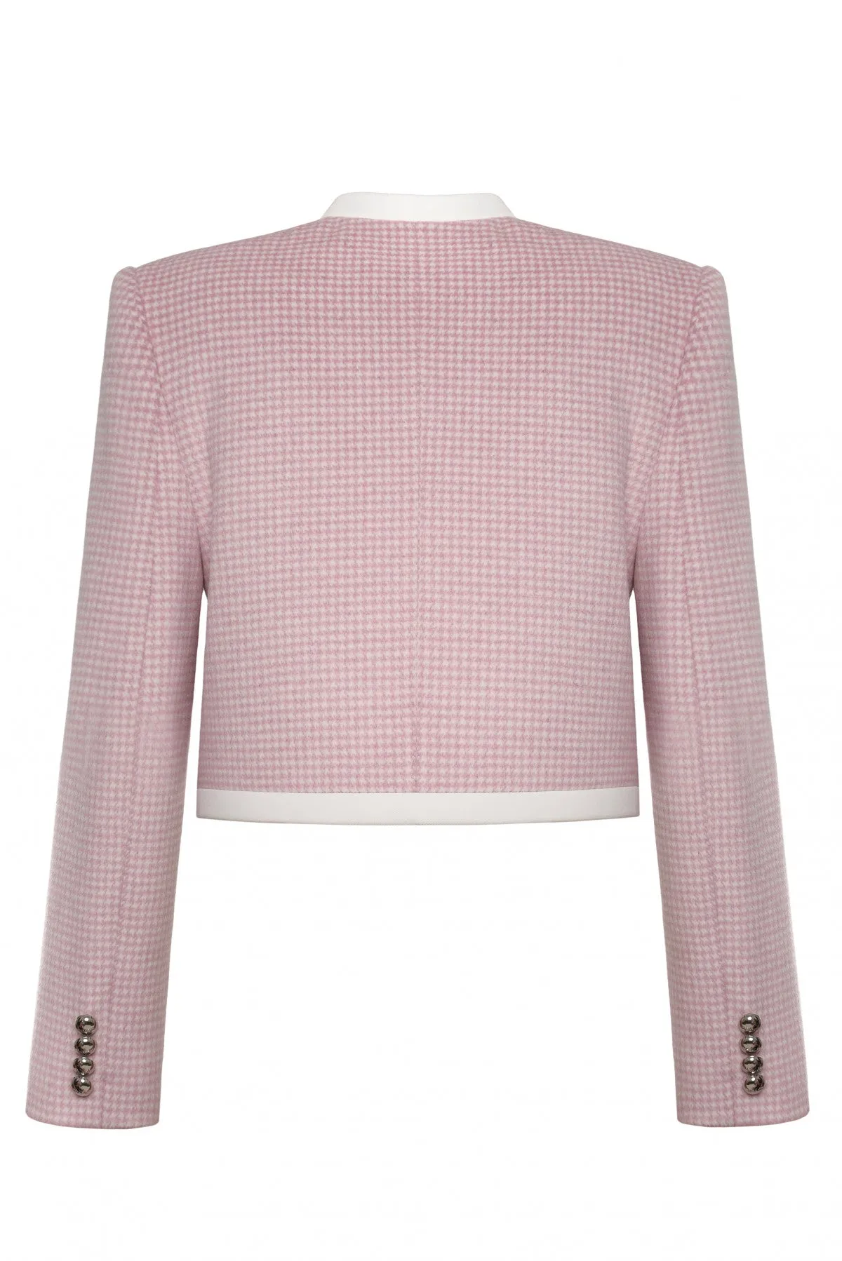 Cropped Double-Breasted Blazer