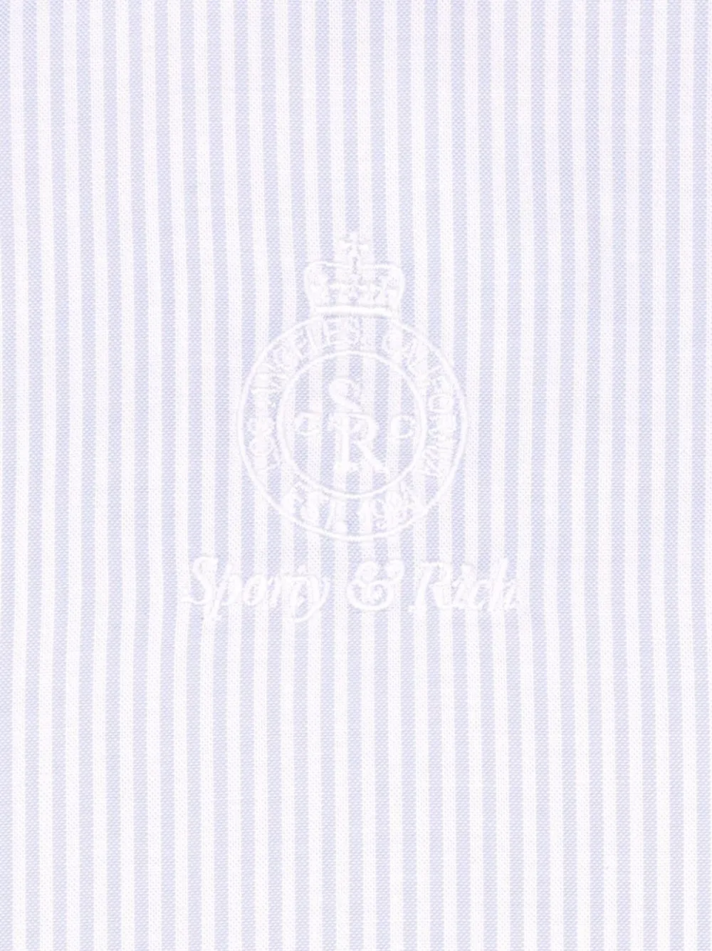 crown-logo striped Oxford shirt