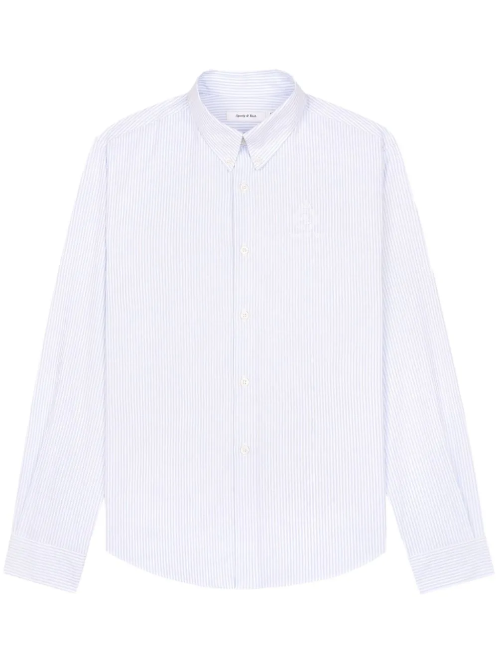 crown-logo striped Oxford shirt