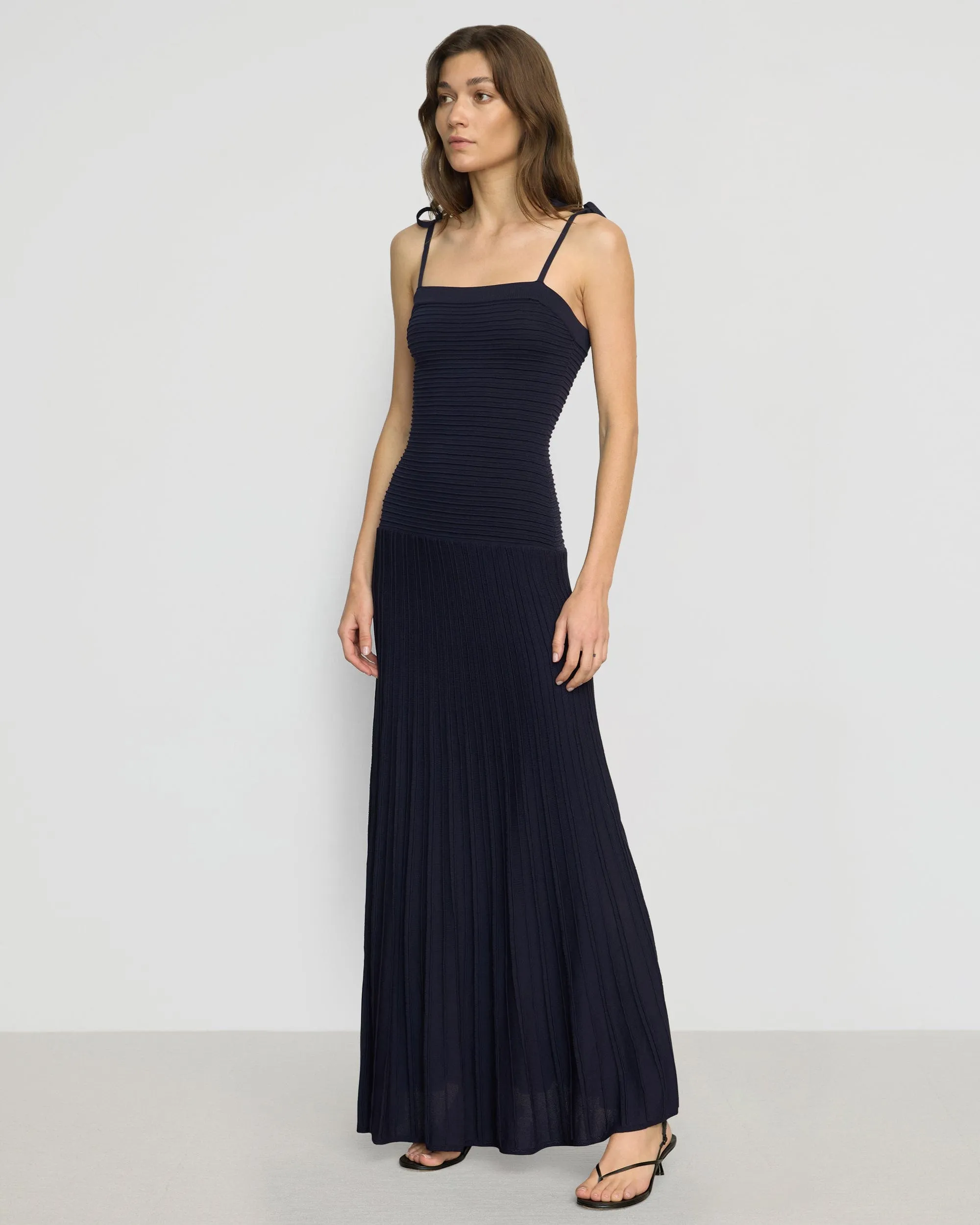 Relaxed Style Chan Ottoman-Knit Dress