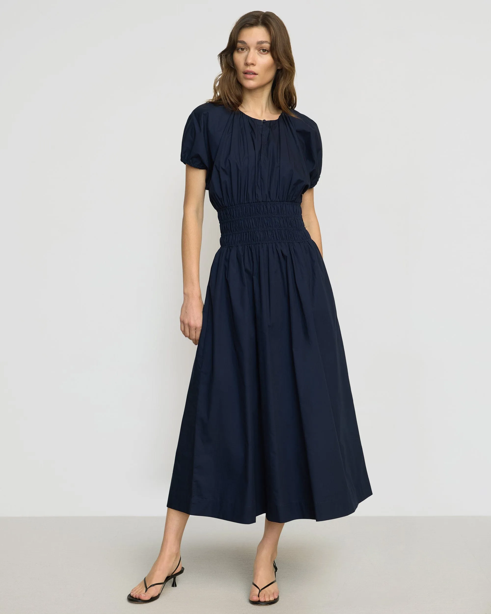 Modern Texture Kyla Organic Cotton Blouson Dress