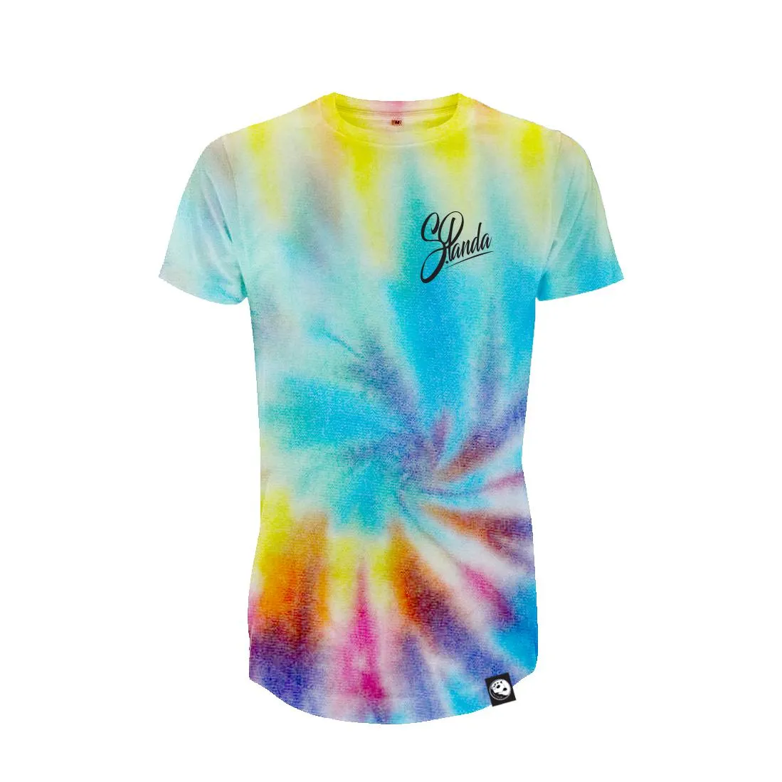 Custom Tie-Dye Anniversary SPanda Long Tee