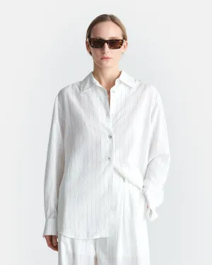 Movement Ready Fryda - Striped Shirt - White