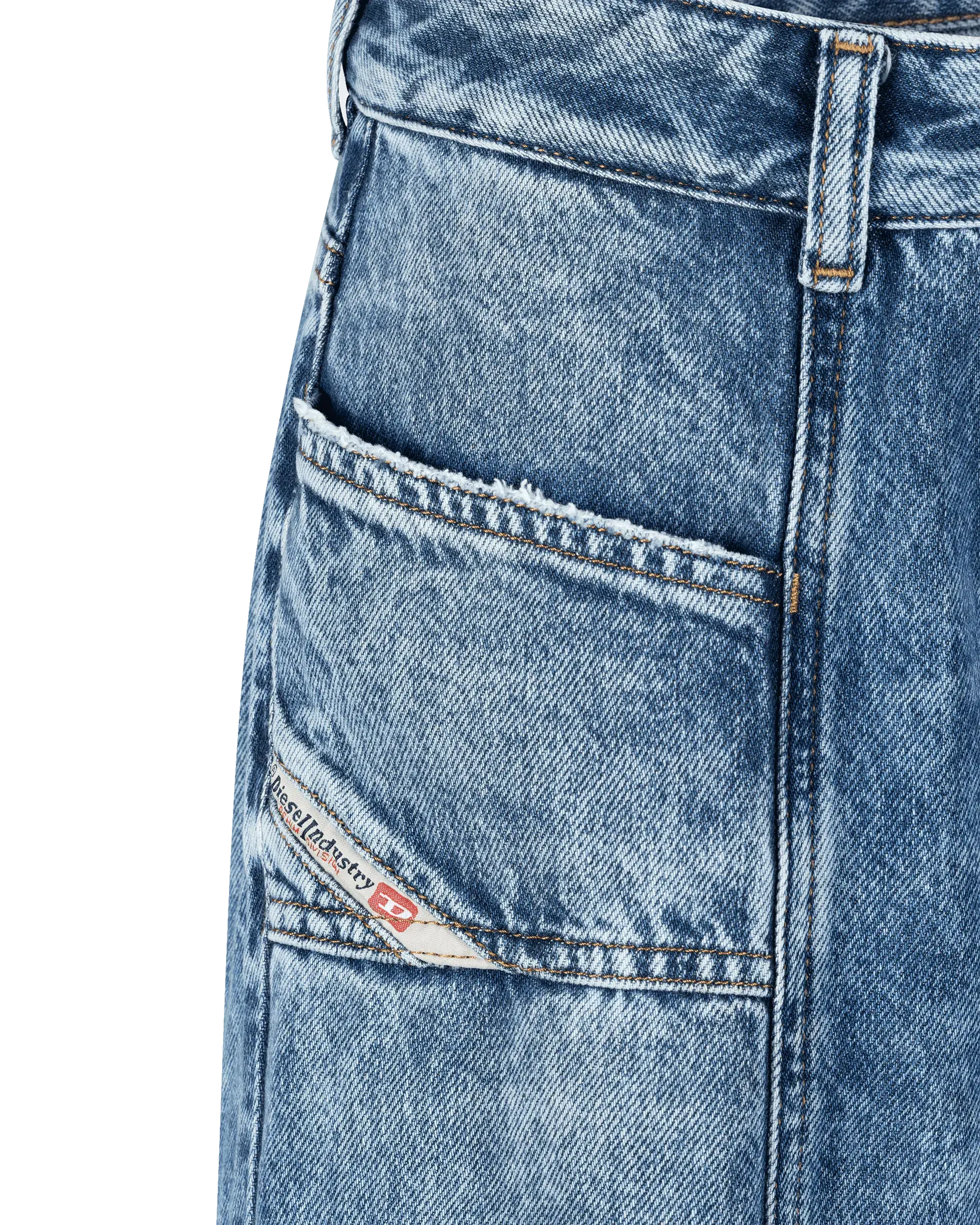 D-Akii Flared Low Rise Jeans