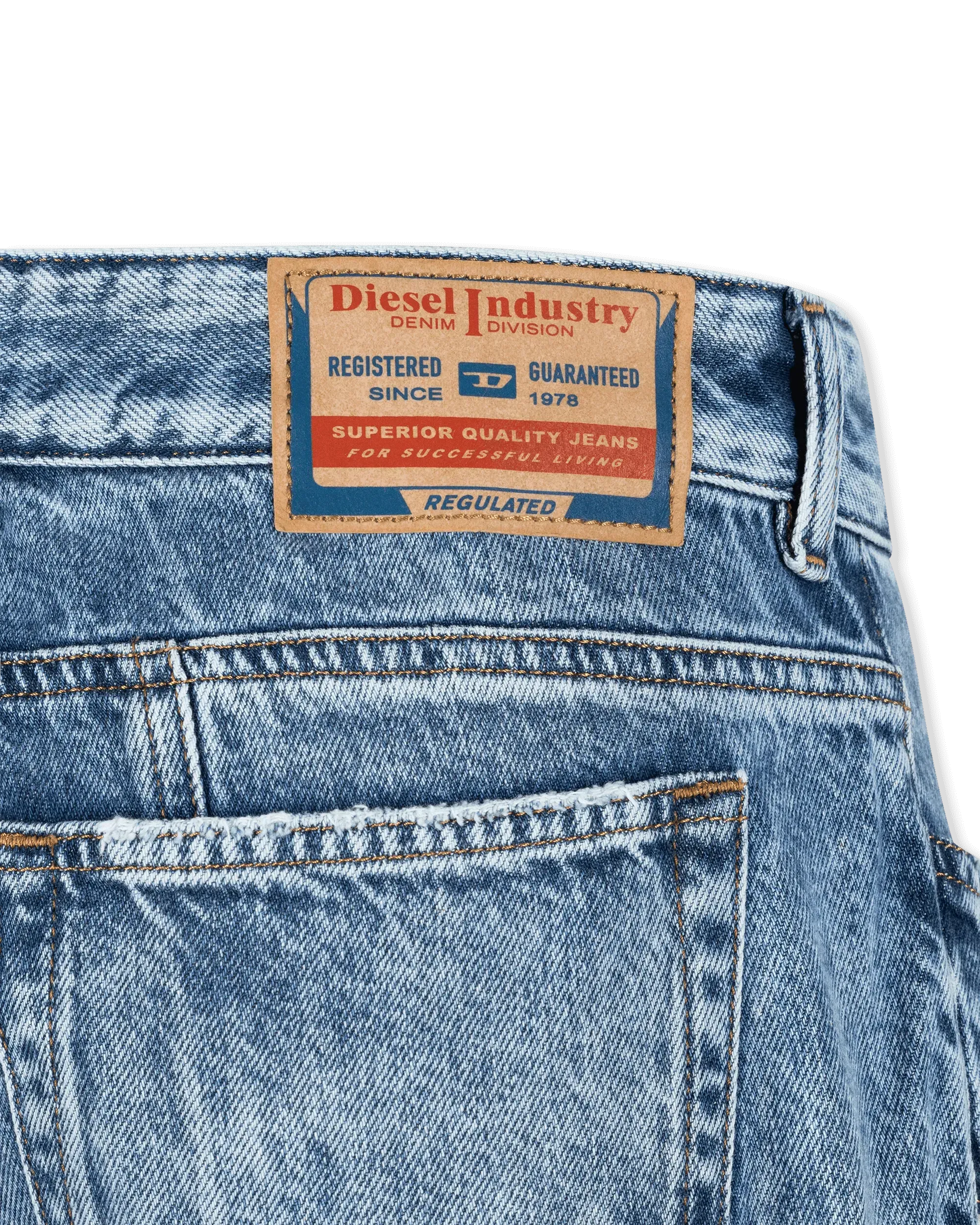 D-Akii Flared Low Rise Jeans