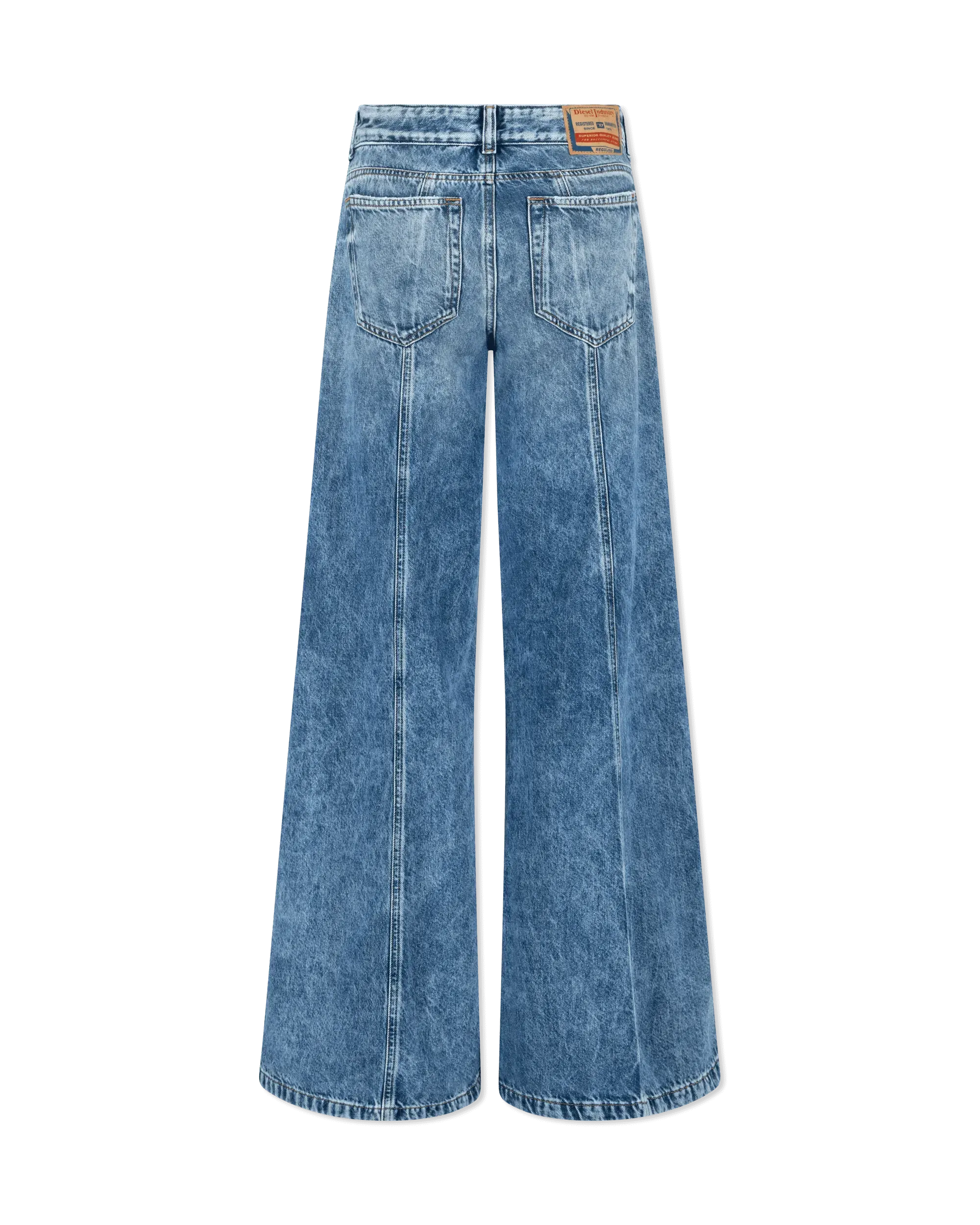 D-Akii Flared Low Rise Jeans