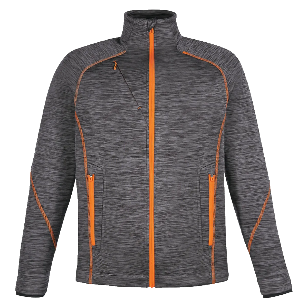 D1546M Sport Red Mens Flux Mélange Bonded Fleece Jacket
