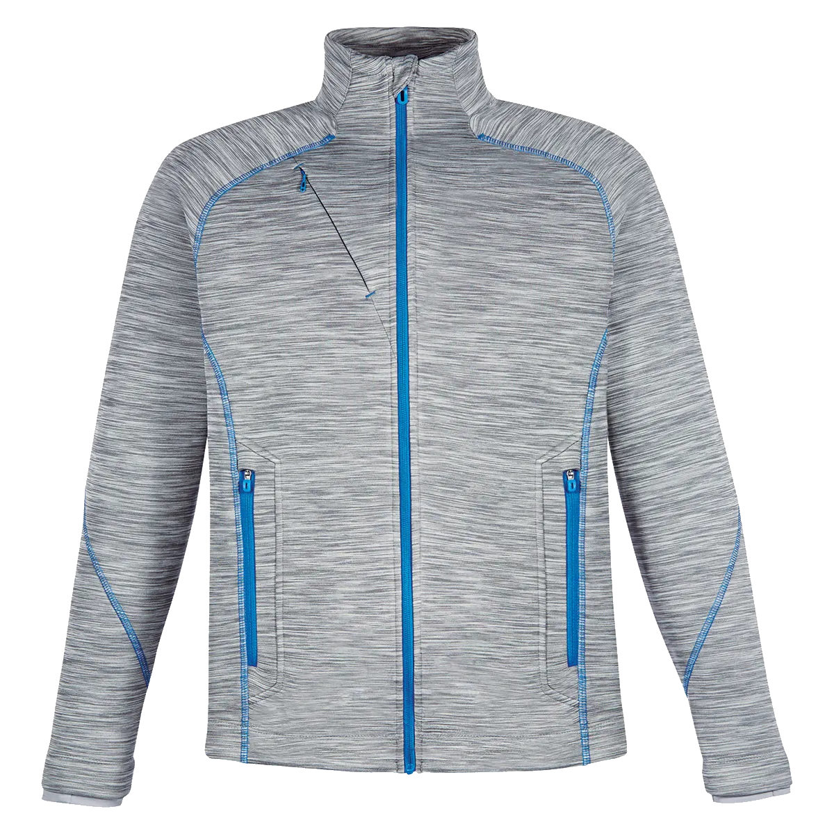 D1546M Sport Red Mens Flux Mélange Bonded Fleece Jacket