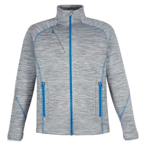 D1546M Sport Red Mens Flux Mélange Bonded Fleece Jacket