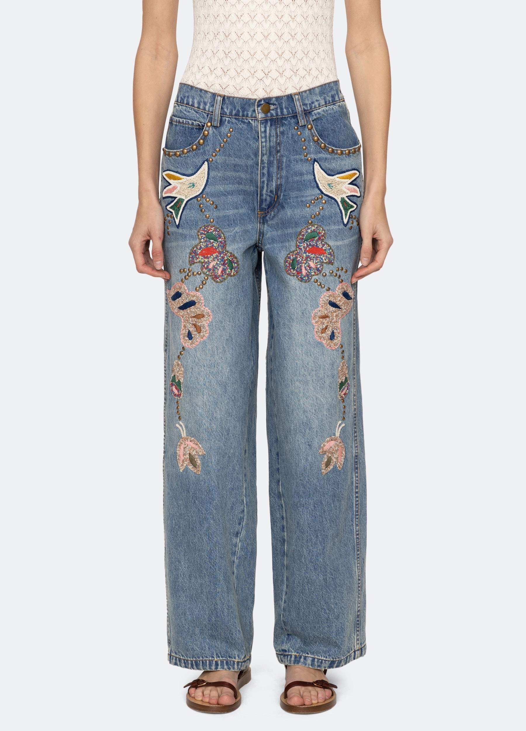 Kara Jeans ReinforcedPockets Flared bottom
