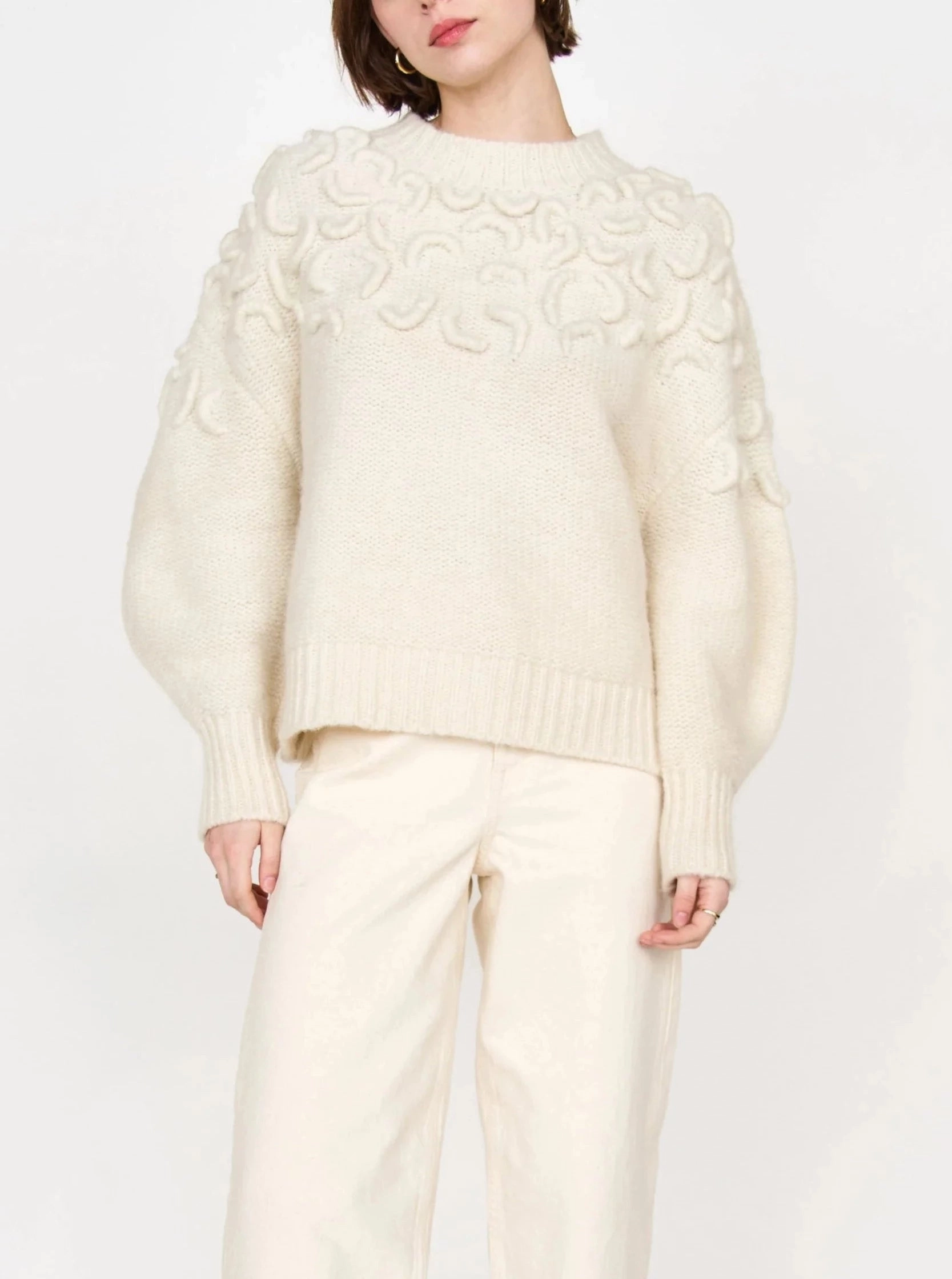 QuickDry Technology Mirth Cusco Pullover Ivory