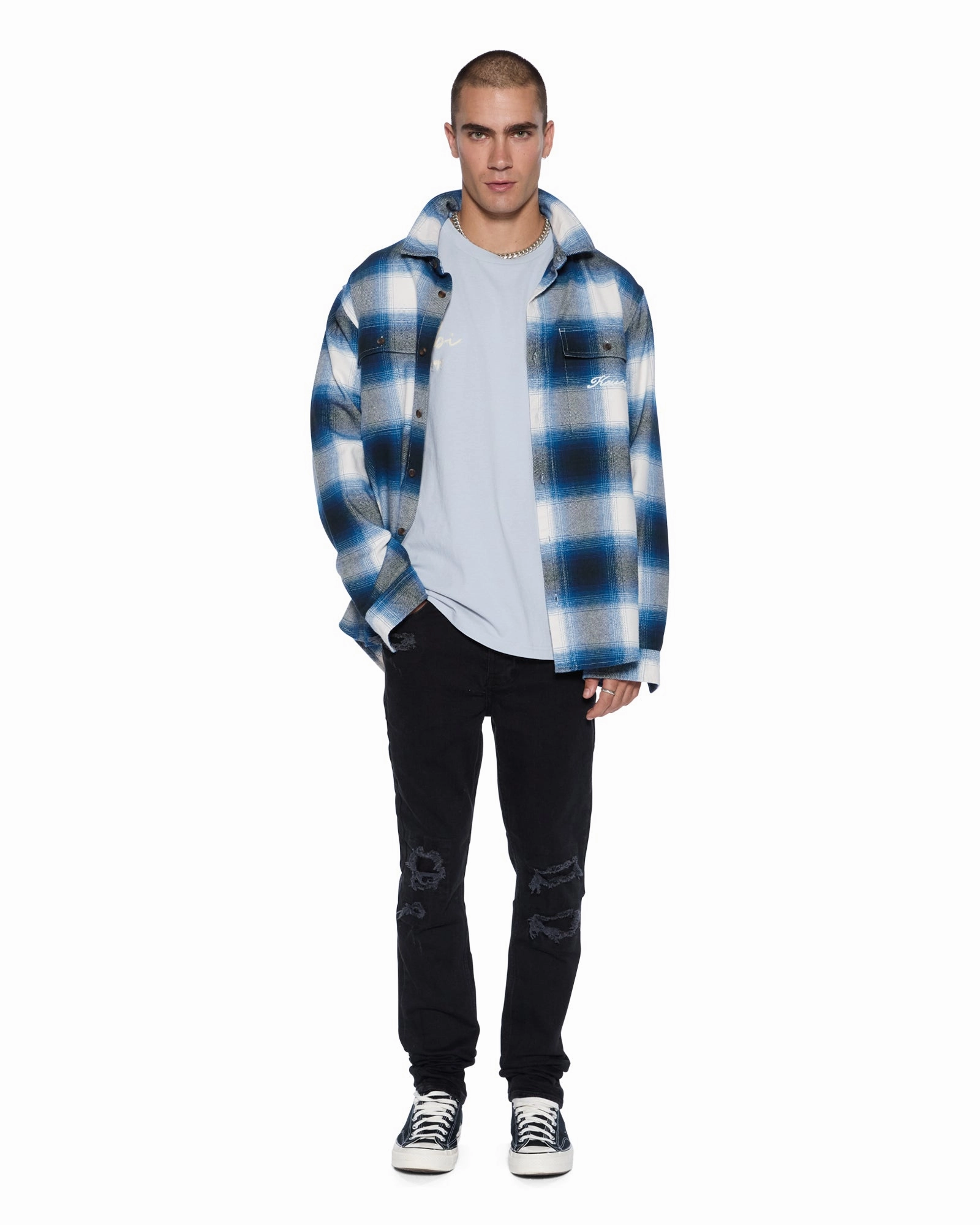SALUD BIGGIE SS TEE BLUE MIST Essential Piece