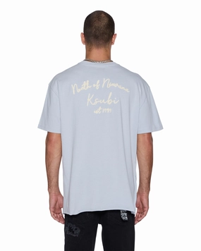 SALUD BIGGIE SS TEE BLUE MIST Eye-Catching Fashion Forward