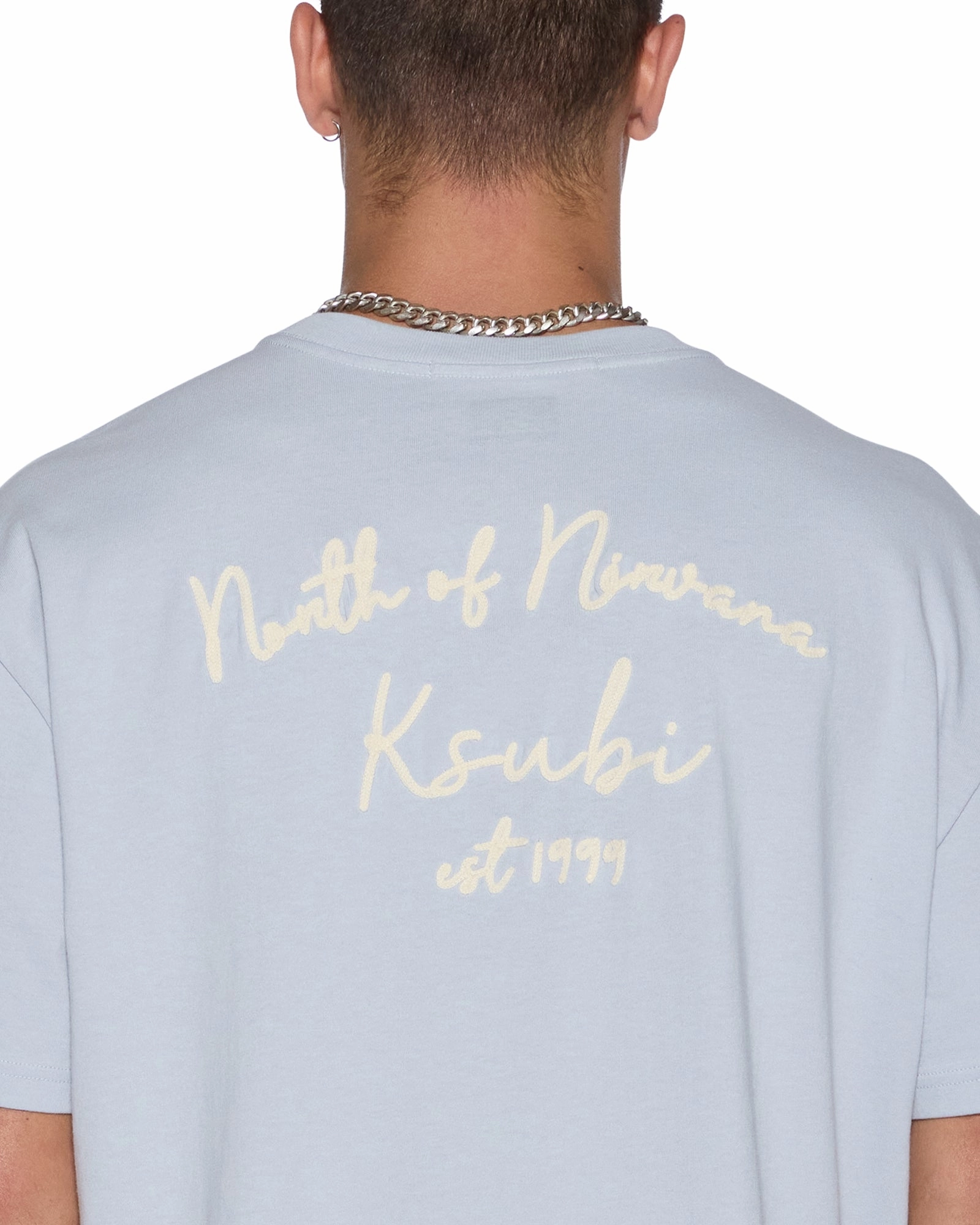 SALUD BIGGIE SS TEE BLUE MIST Street Comfort Style